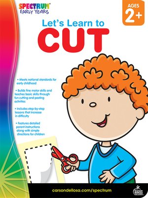 cover image of Let's Learn to Cut, Grades Toddler - PK